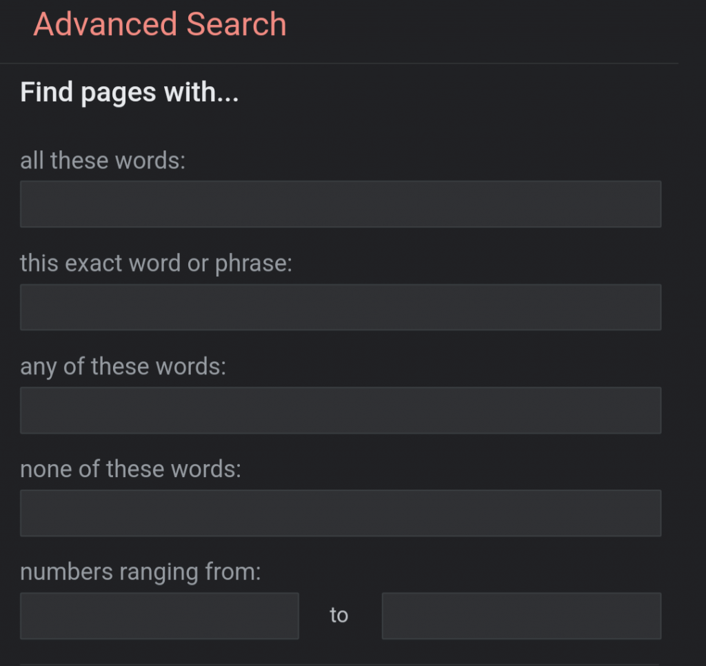 find-pages-with-section Image of find pages with section, Google Search Advanced