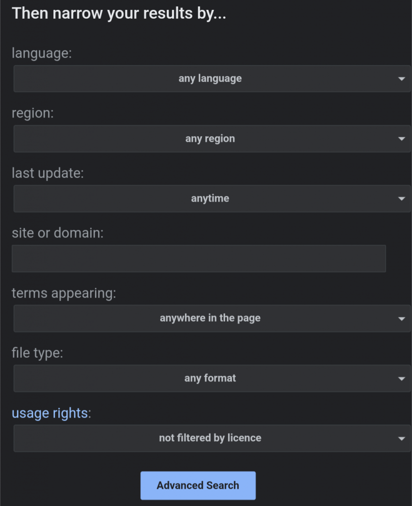 then-narrow-your-results-by-section Image of Then Narrow Your Results by Section